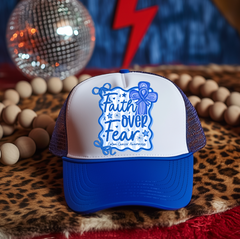 Faith Over Fear Hat Transfers