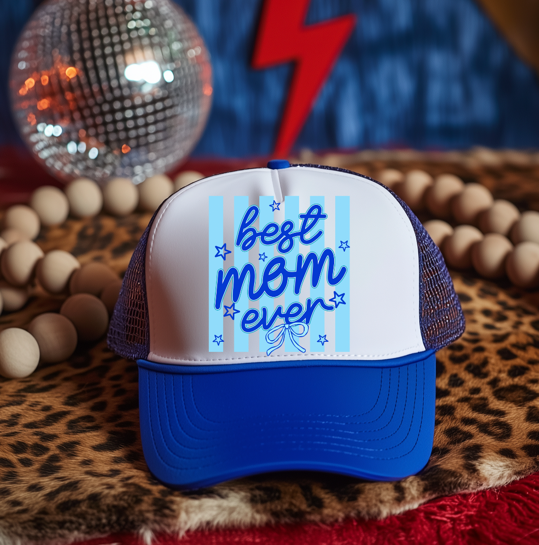 Best Mom ever Hat Transfers