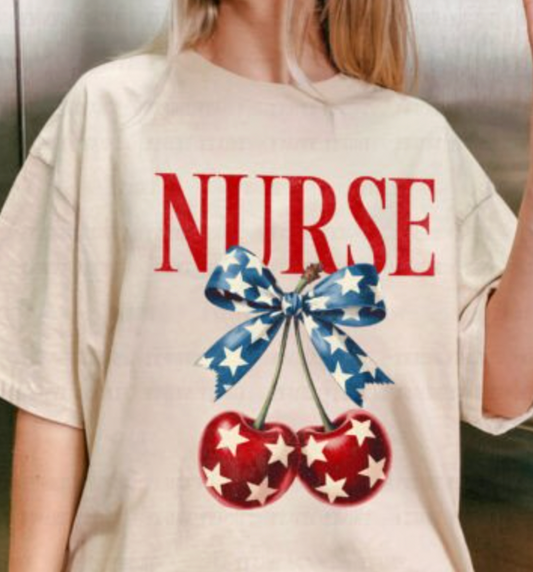 4th of July Nurse DTF Transfer
