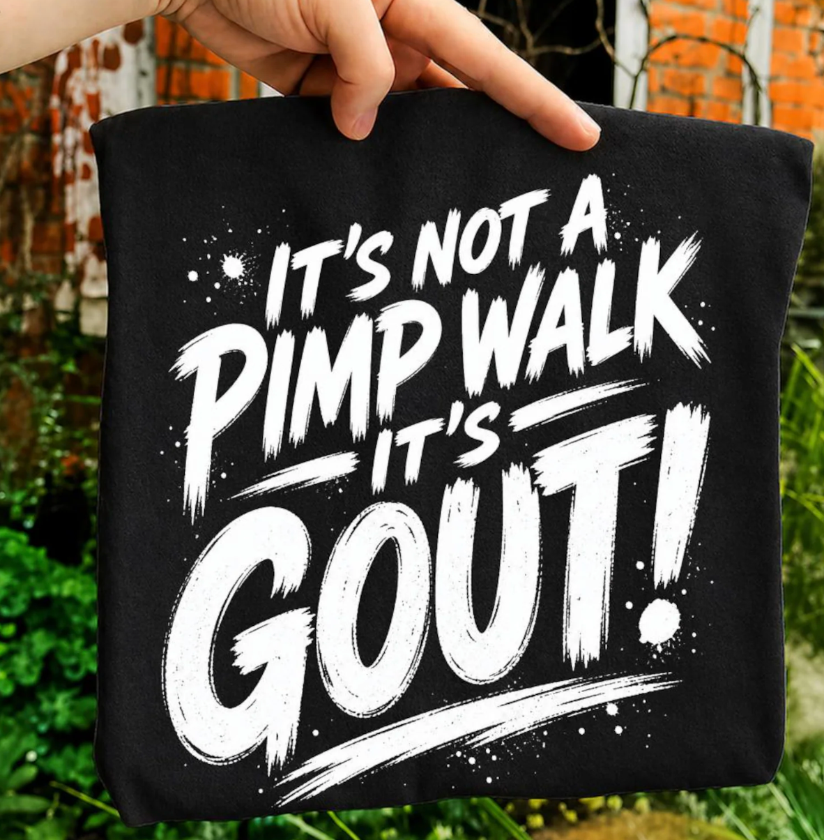 It's  not just a Pimp Walk it Gout DTF Transfers