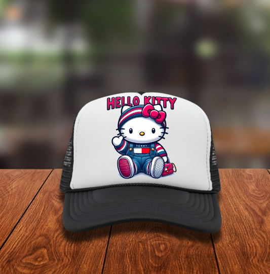 Tommy Kitty Hat DTF Transfers