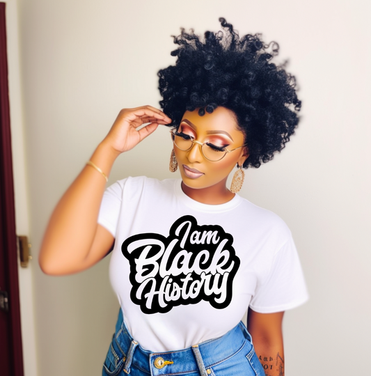 I AM BLACK HISTORY  DTF Transfer