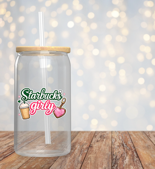 3.5 inch Starbuck Girly UV Decal