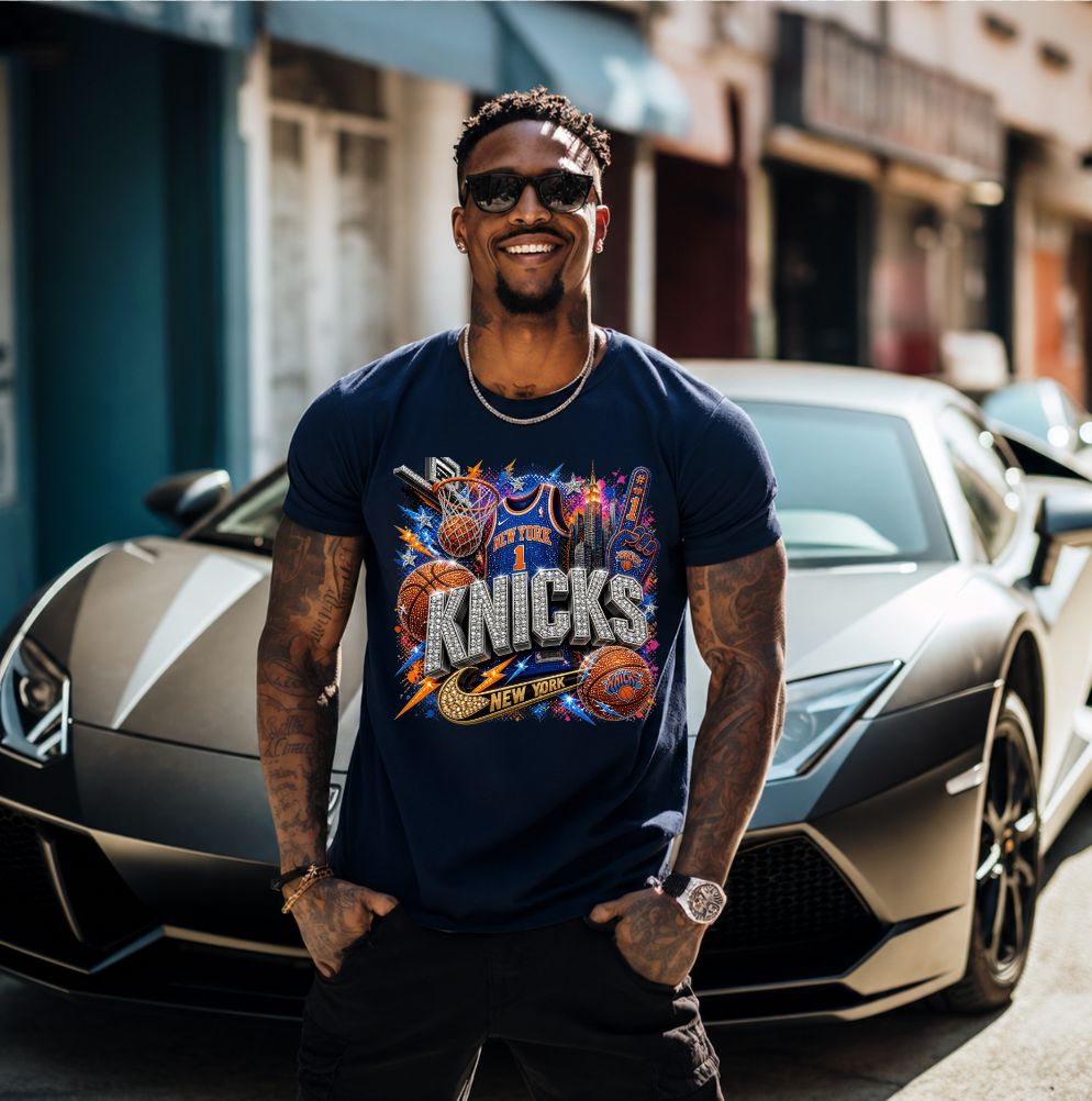 Knicks swoosh DTF TRANSFER