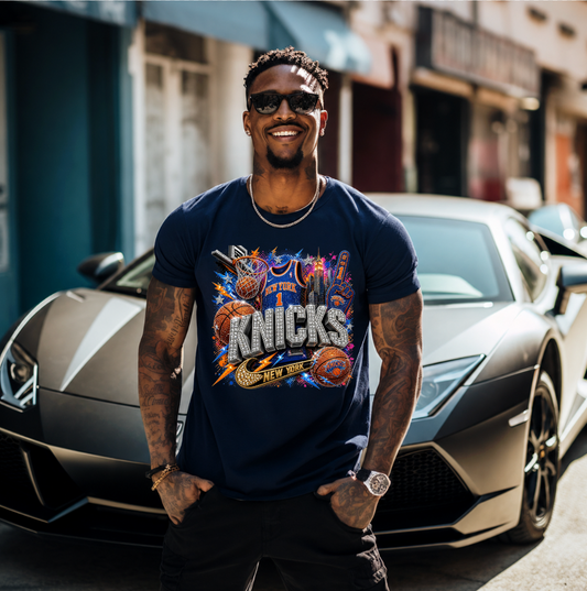 Knicks swoosh DTF TRANSFER