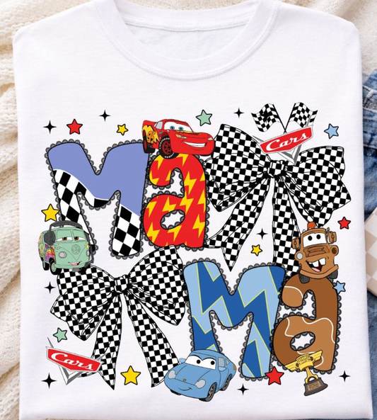 Mama Cartoon Car Movie  DTF TRANSFER