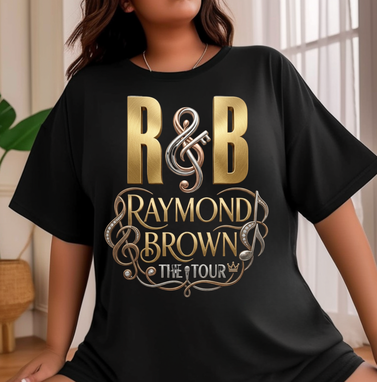 Gold R and B Tour DTF TRANSFER