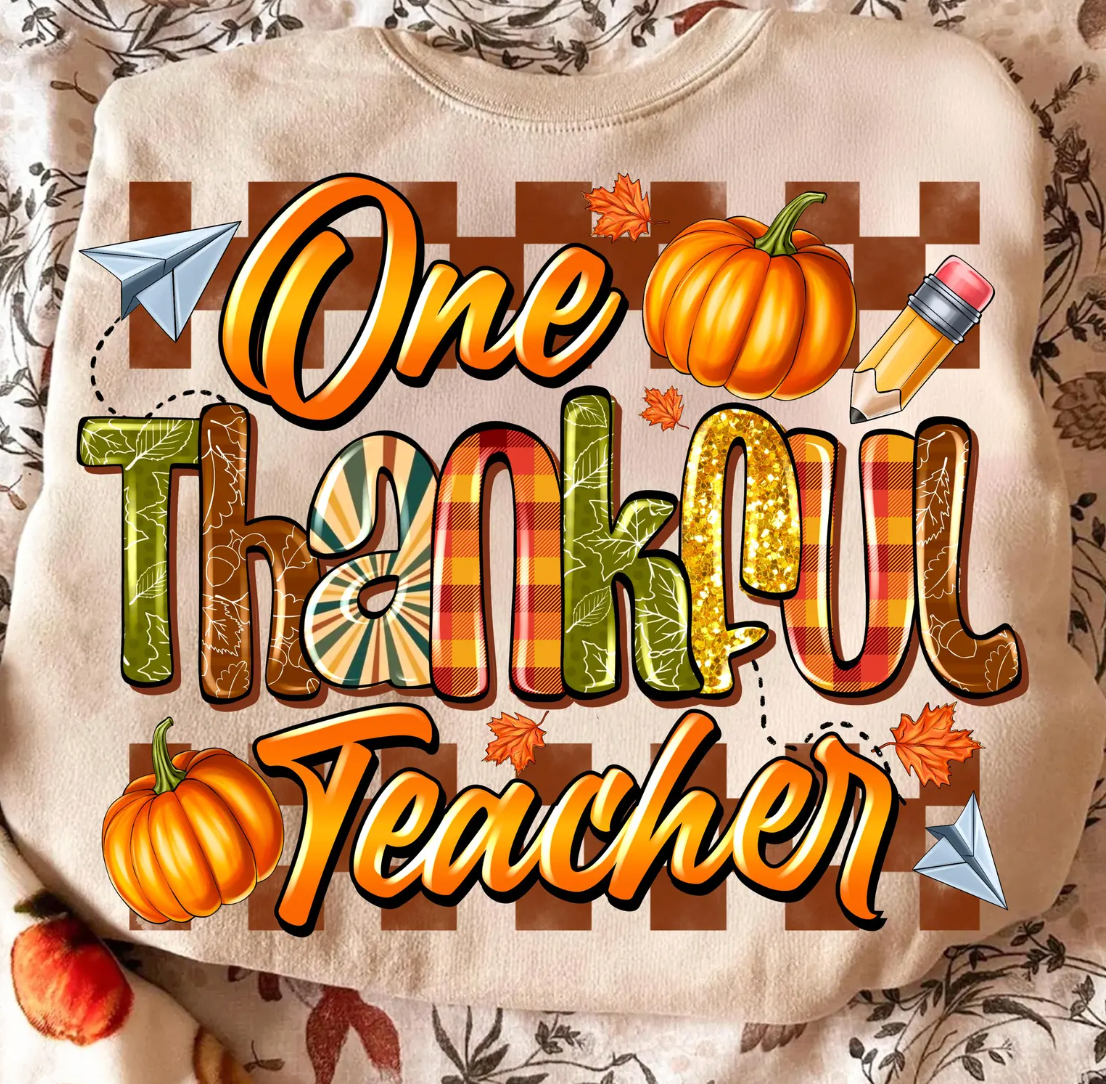 Fall Teacher Thanksgiving  Transfers