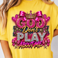 4 Pack DTF Transfer Grab Bag God dont play about me | Faith Heat Transfers