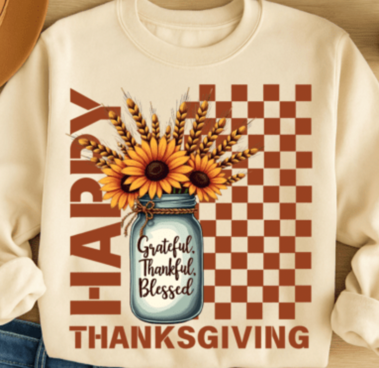 Happy Thanksgiving   DTF  Transfers