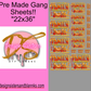 22x36 Thanksgiving 2026 Bundle Sheet| DTF Transfer Sheet DTF Gang Sheet