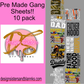 10 Pack Fathers Day Volume1  DTF Transfers Bundle