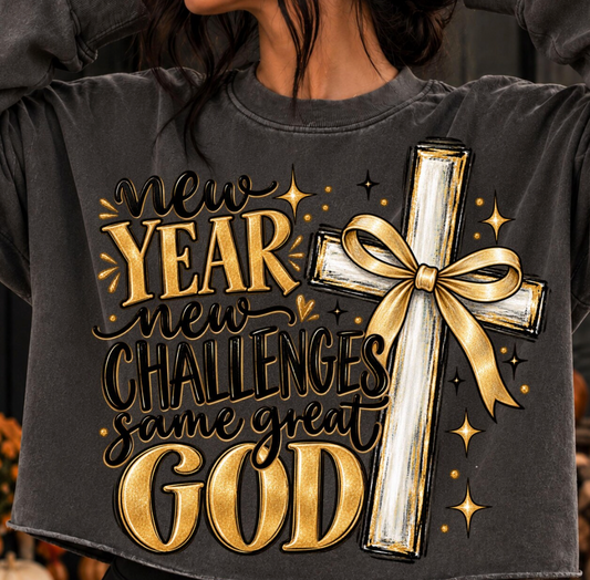Same Great God New Year   DTF Transfers