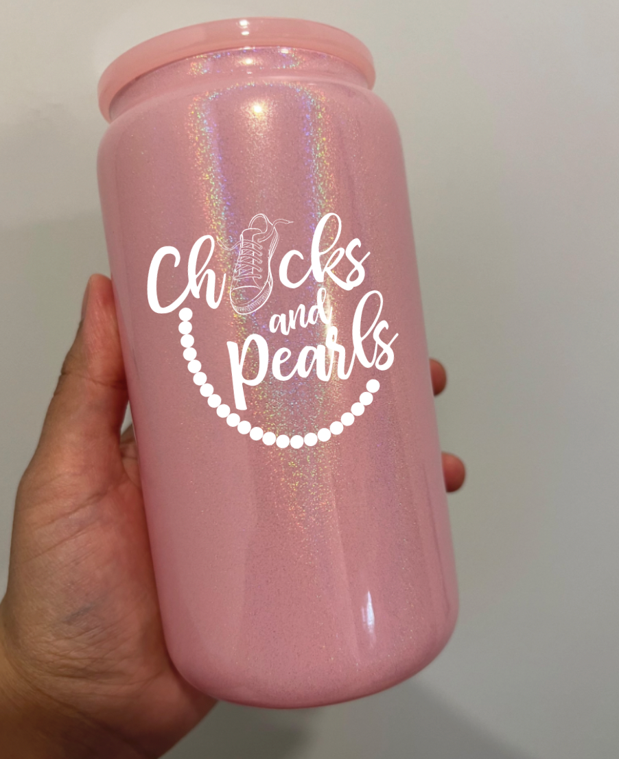 3.5 inch Chucks and Pearls  UV Decals