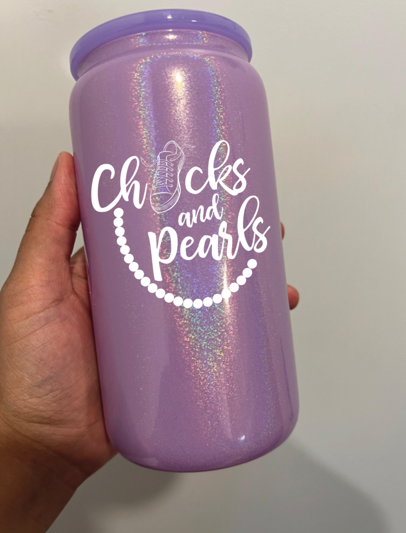 3.5 inch Chucks and Pearls  UV Decals