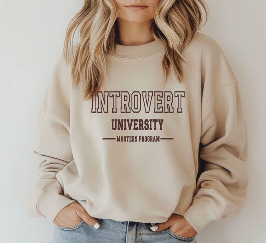 Introvert University Screen Print