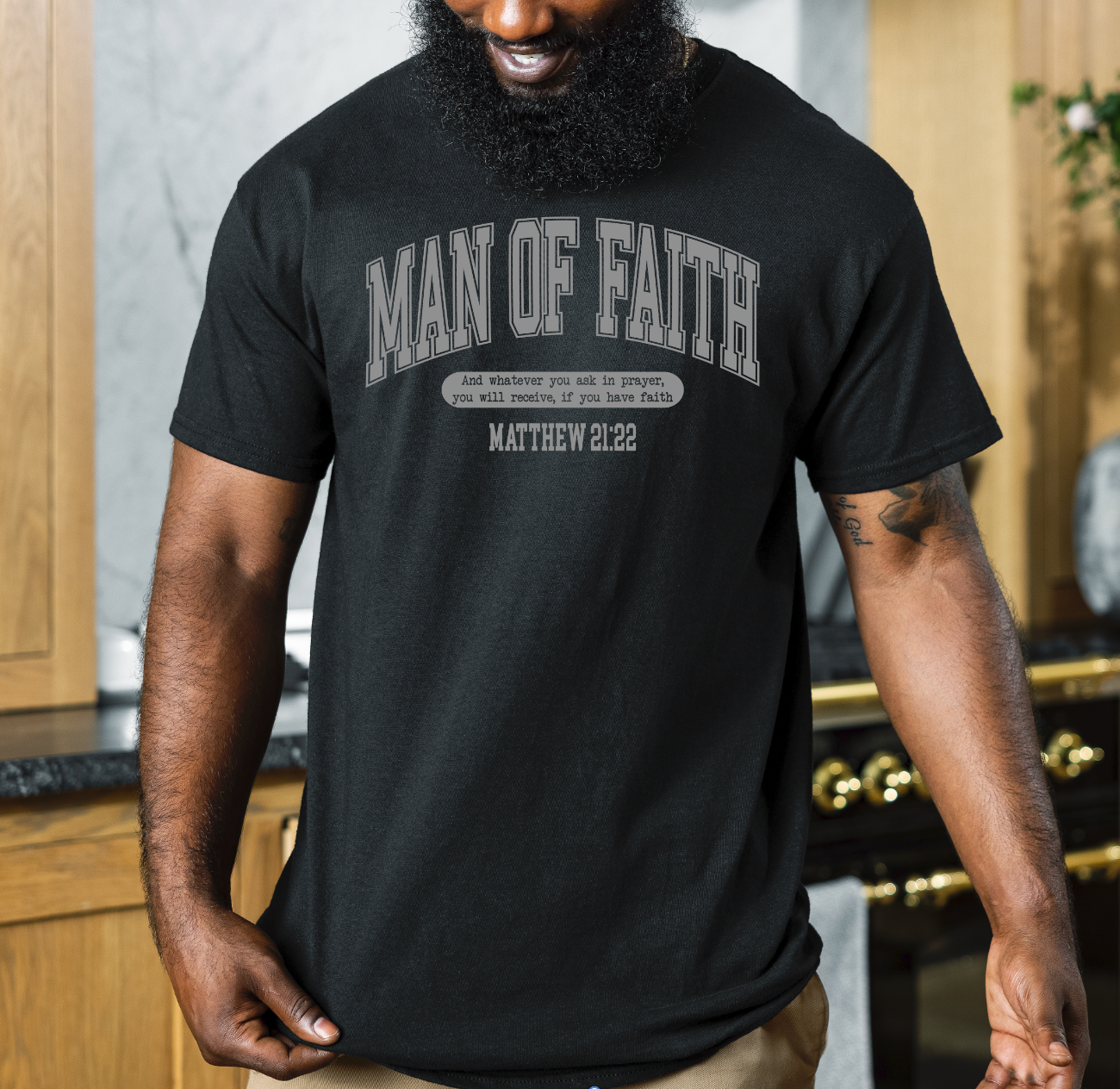 Man of Faith Screen Print