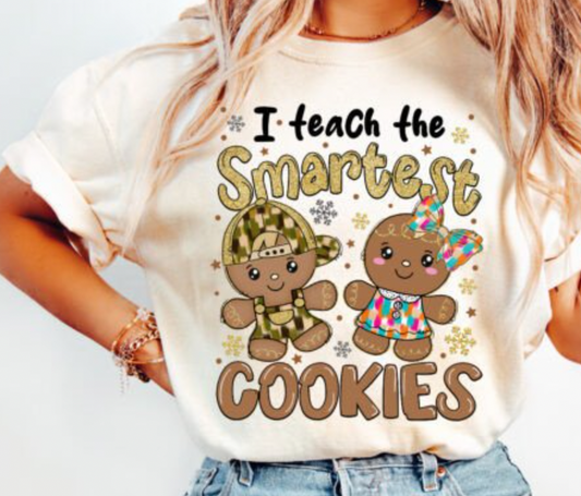 Gingerbread Teacher Christmas DTF Transfer