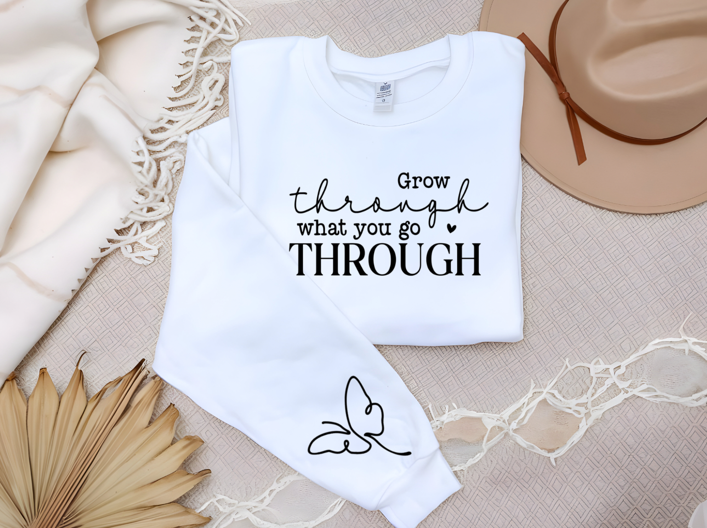 Grow Through  what you go through SCREEN PRINT