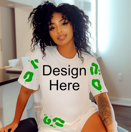 12x12 Neon Green  Leopard Sheet  Screen Prints