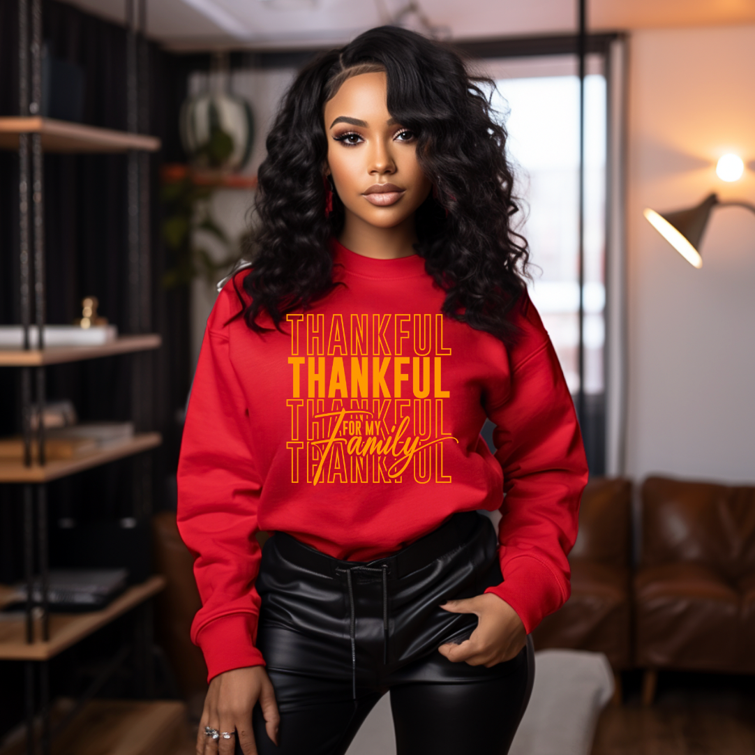 Stacked Thankful Family Screen Prints (Prints sold separately)