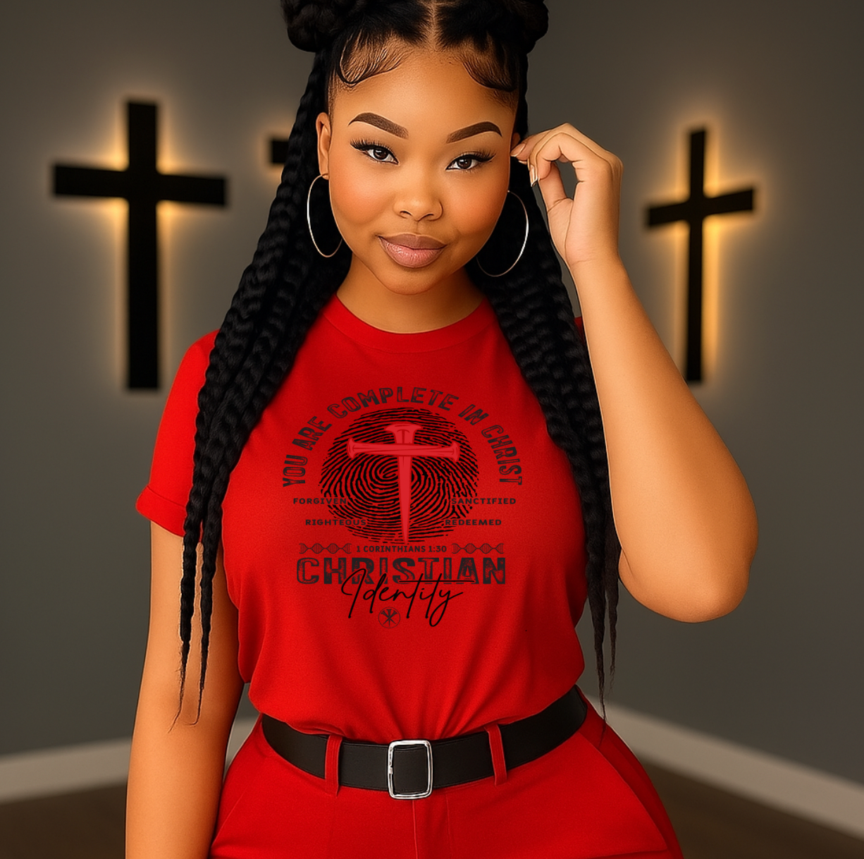 We are complete in Christ DTF Transfers
