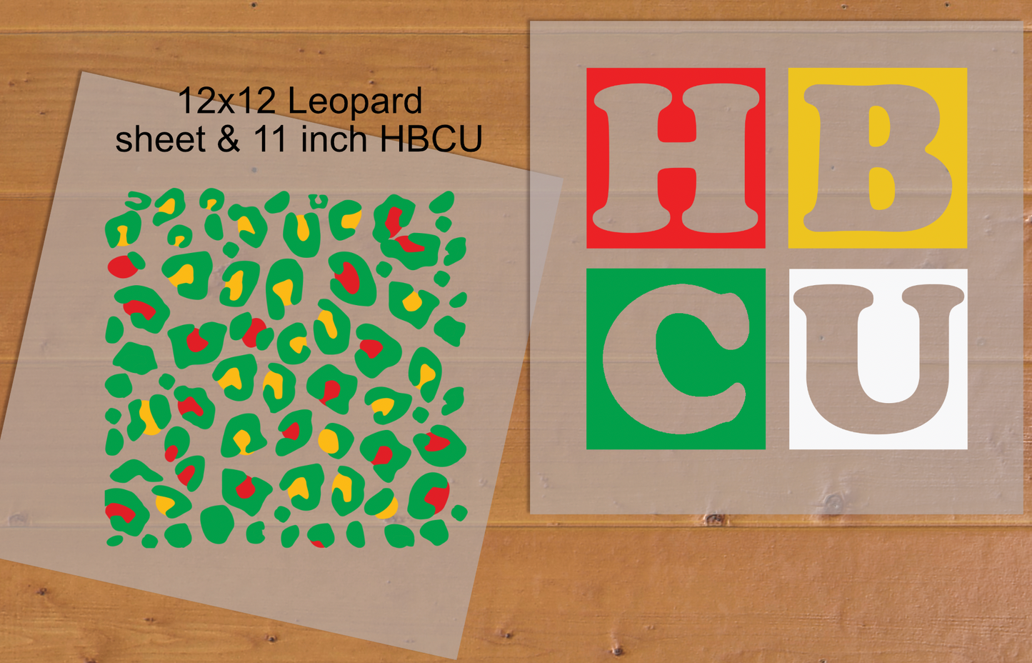 HBCU 11 inch  Transfer (Without Leopard)
