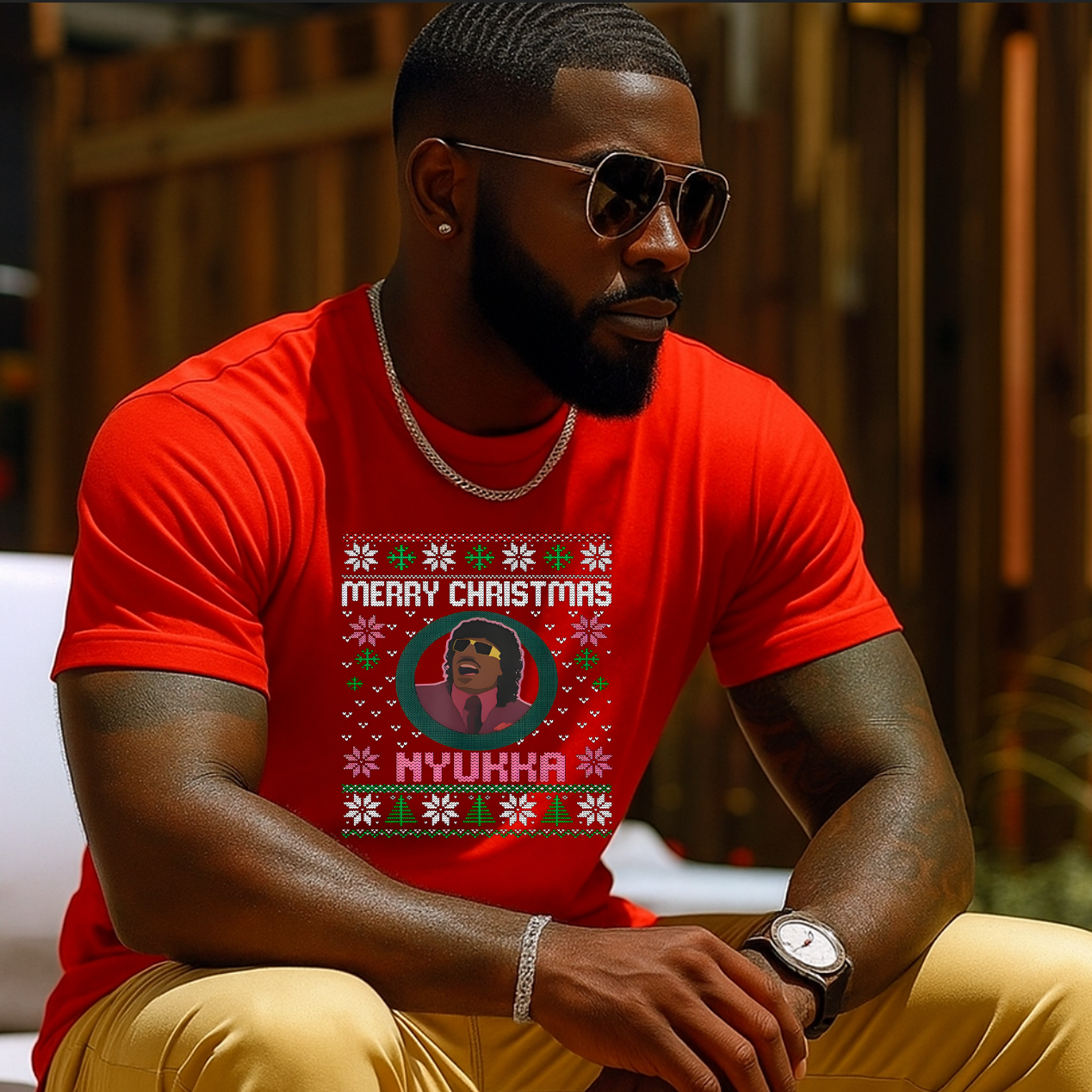 Merry Christmas Nyukka DTF Transfers