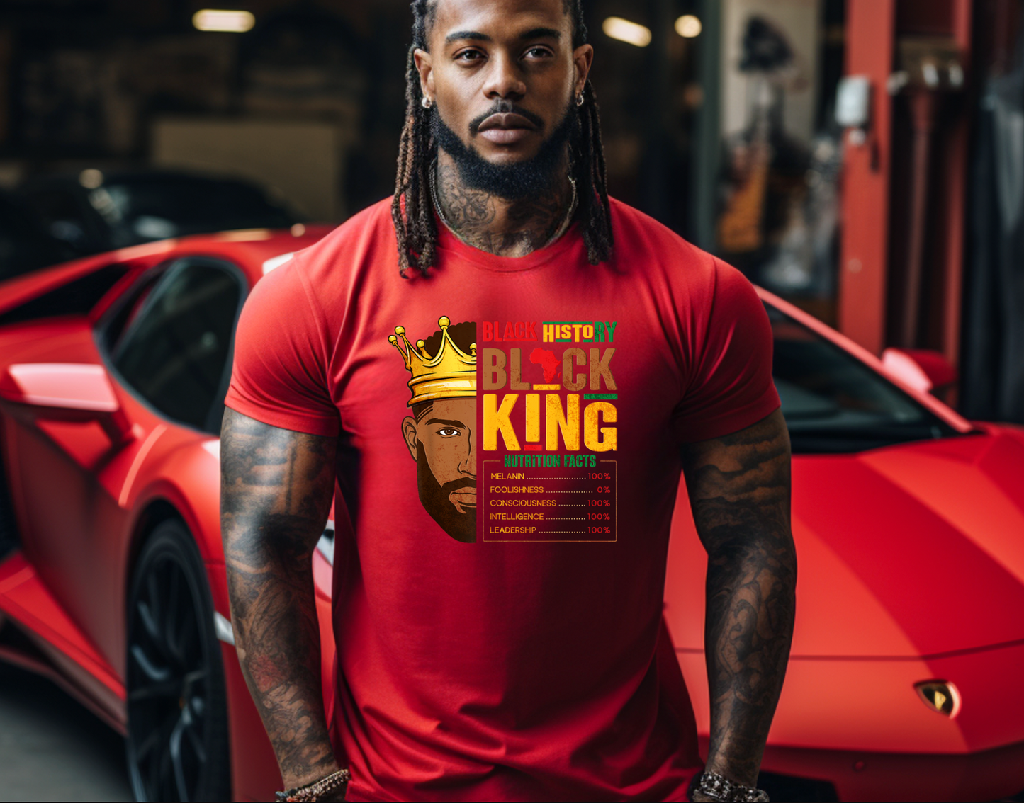 Black King DTF Transfer