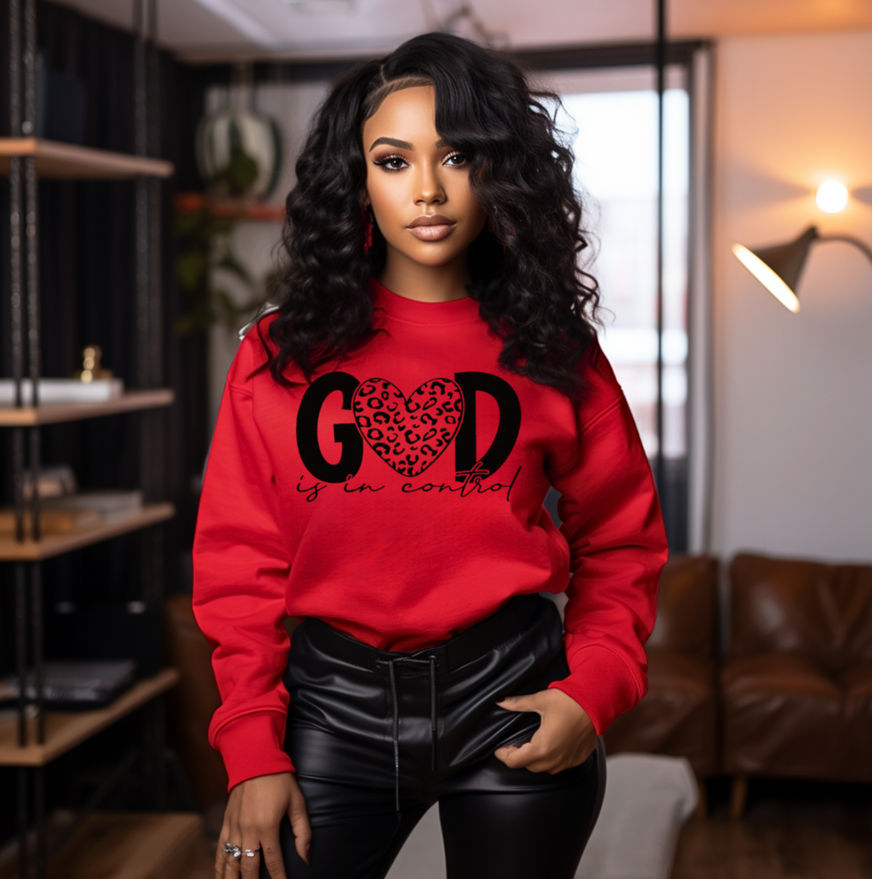 God is In Control Screen Print