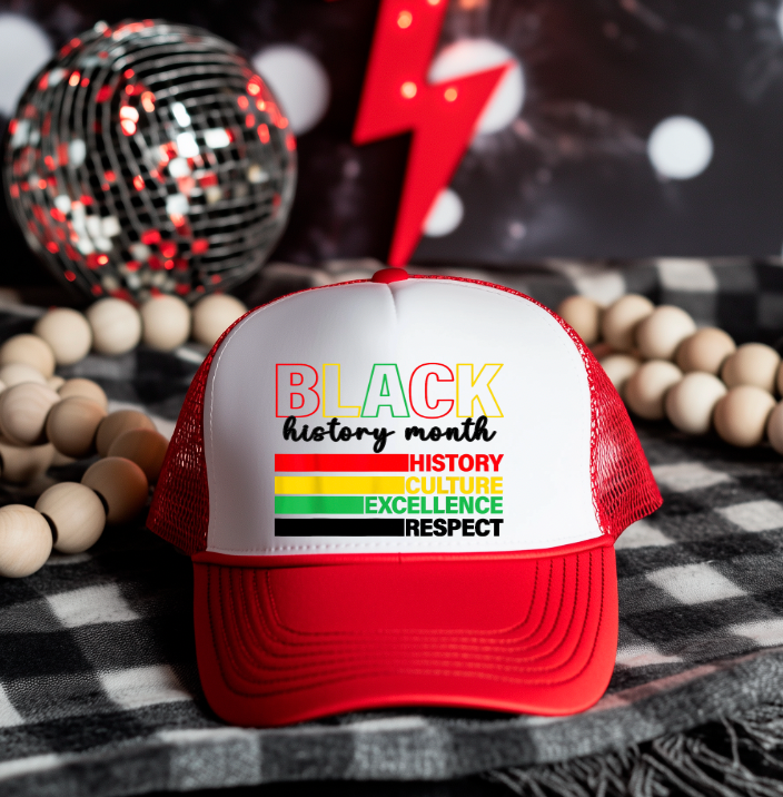 Black History  Hat Gang Sheet Volume 1  22x24 + 45 Trucker Hat Size Transfers for Just $0.60 Each Print
