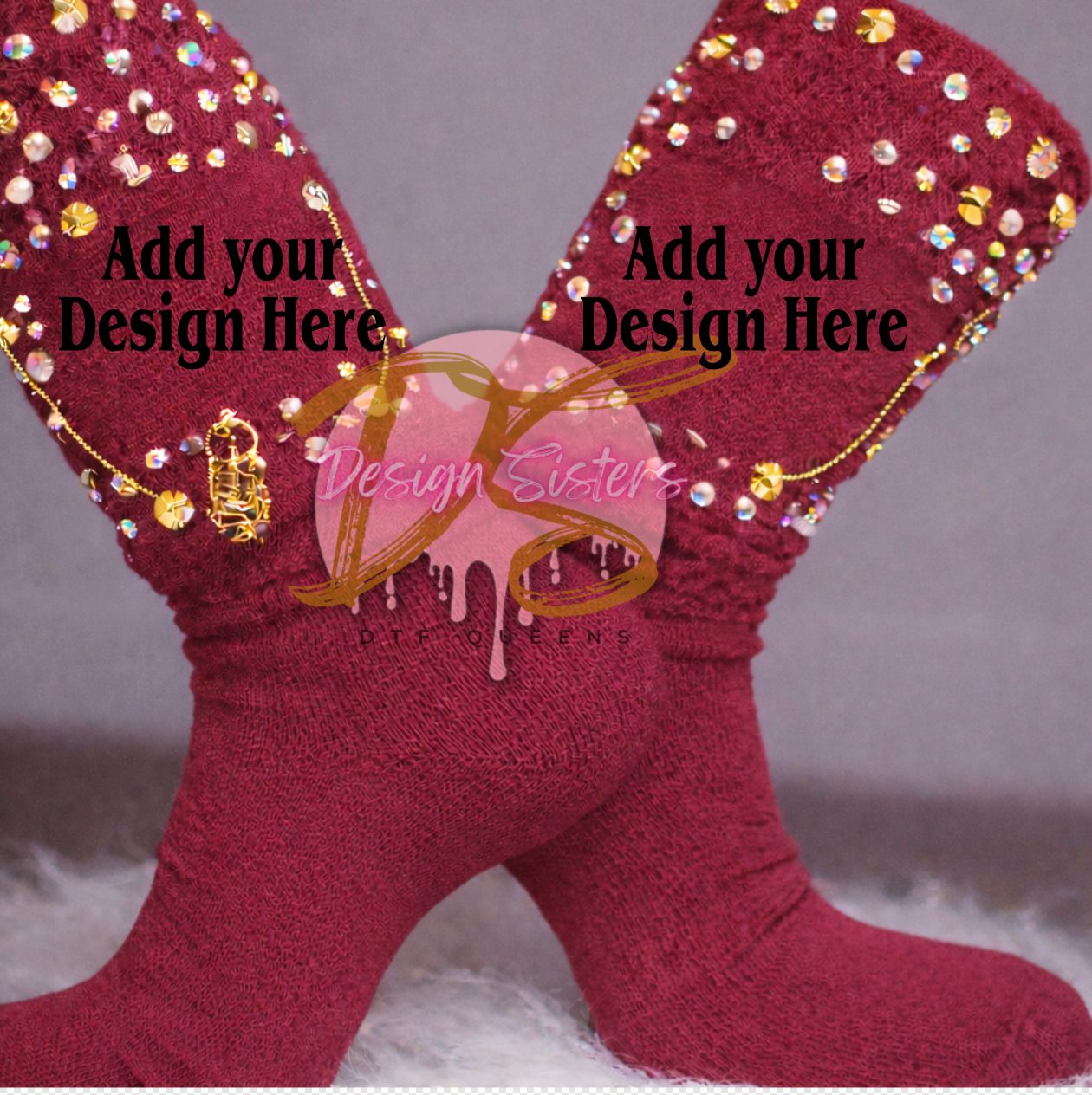 16 Junk Socks Mockups PNG Bundle (These are not Socks), Custom Junk Socks, Blank Junk Socks