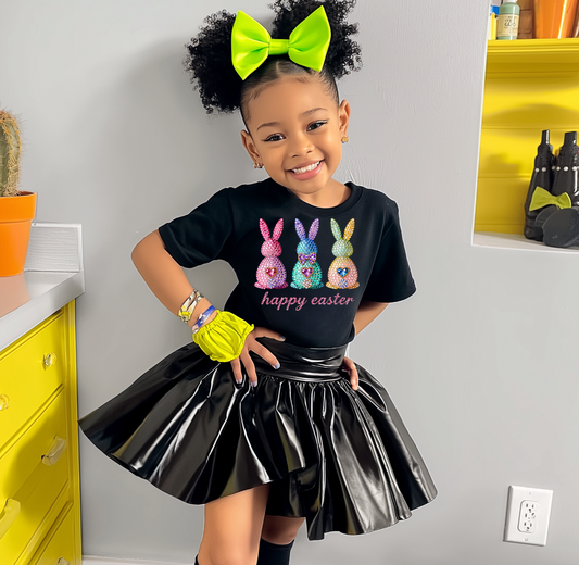 Sparkle Easter Bunny DTF TRANSFERS, Heat Transfers