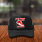 STEPPING INTO JUNETEENTH RED DTF Hat  Transfer