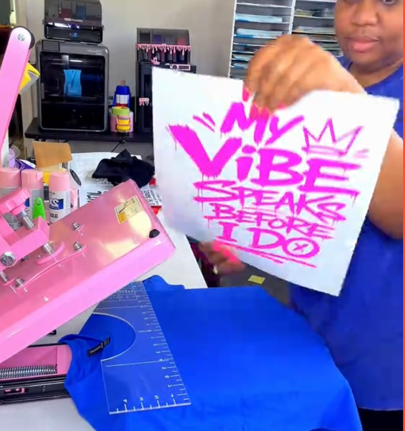 How to press a Screen Print.
