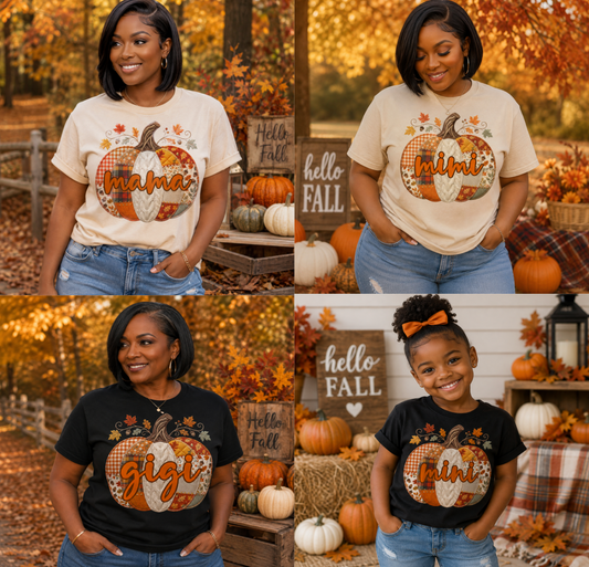 4 Pack DTF Transfer Grab Bag Pumpkin