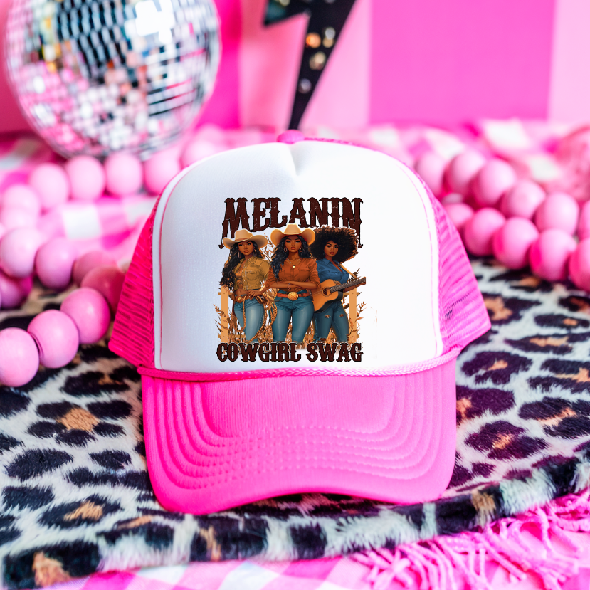 3 inch Melanin Cowgirl Swag Transfers