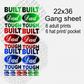 22x36 Built Dad Tough  Gang Sheet Transfers