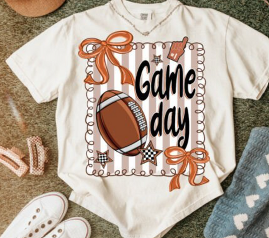 Preppy Football Game Day DTF Transfers