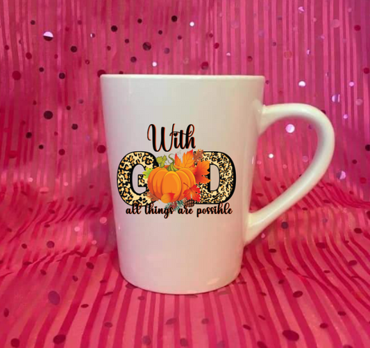 With God all things are possible UV Decals