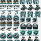 22x 24 Favorite Team Hat Gang Sheet  Transfer (Available in all Teams) 14 design 3 each 42 total