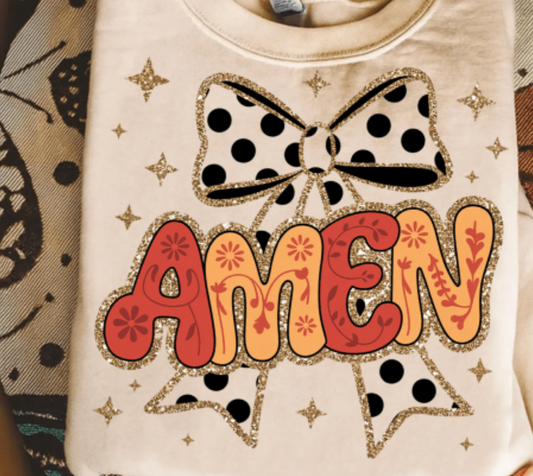Amen Coquette DTF Transfer