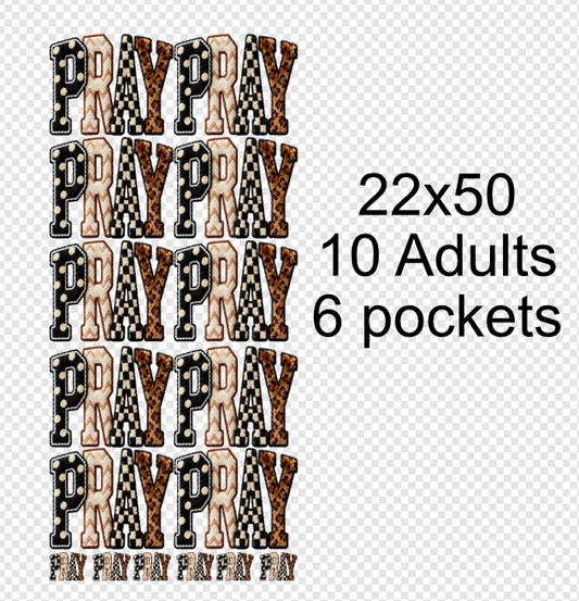 22x50 Pray Gang Sheet Transfer