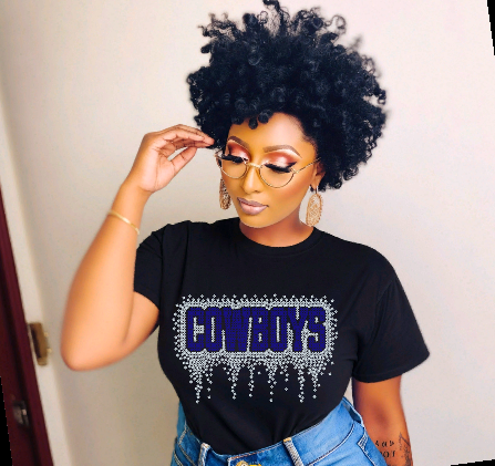 Cowboys bling Tee Shirt