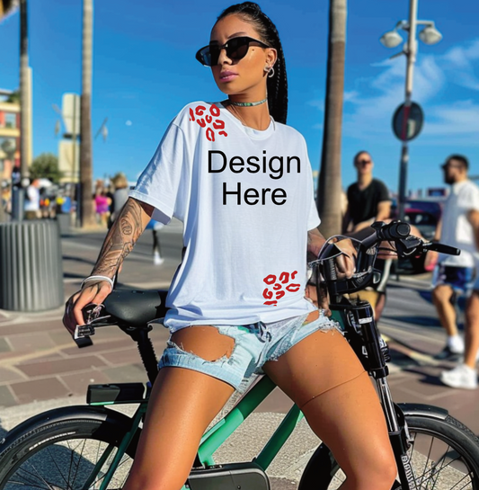 12x12 Red  Leopard Sheet  Screen Prints