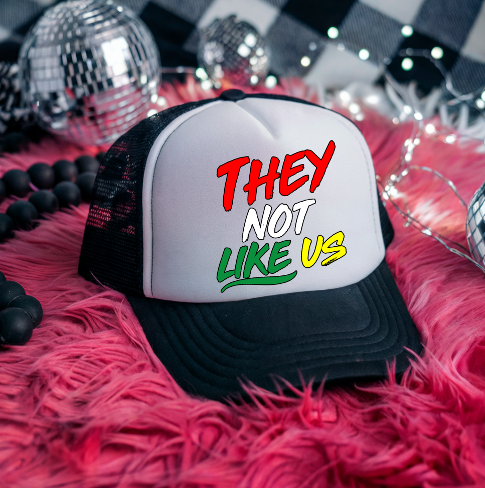 3 inch They Not Like Us  Hat Transfers