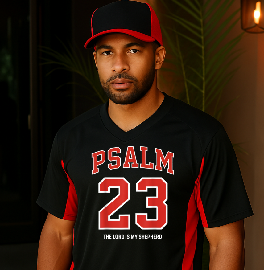 Red Psalm 23  DTF Transfer
