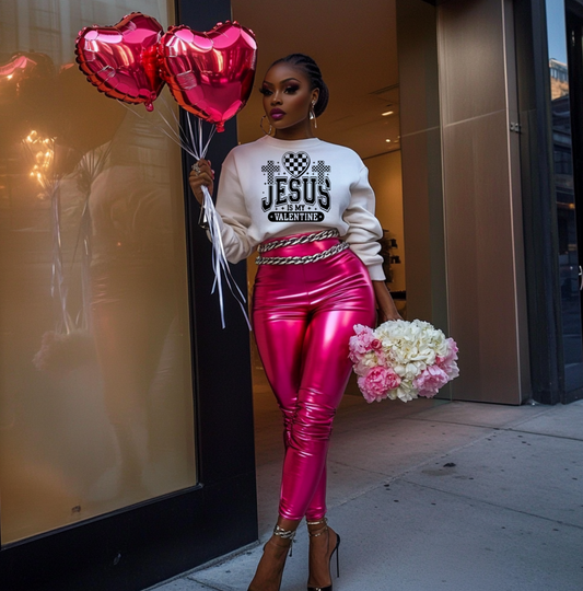 Jesus is my Valentine Screen Print