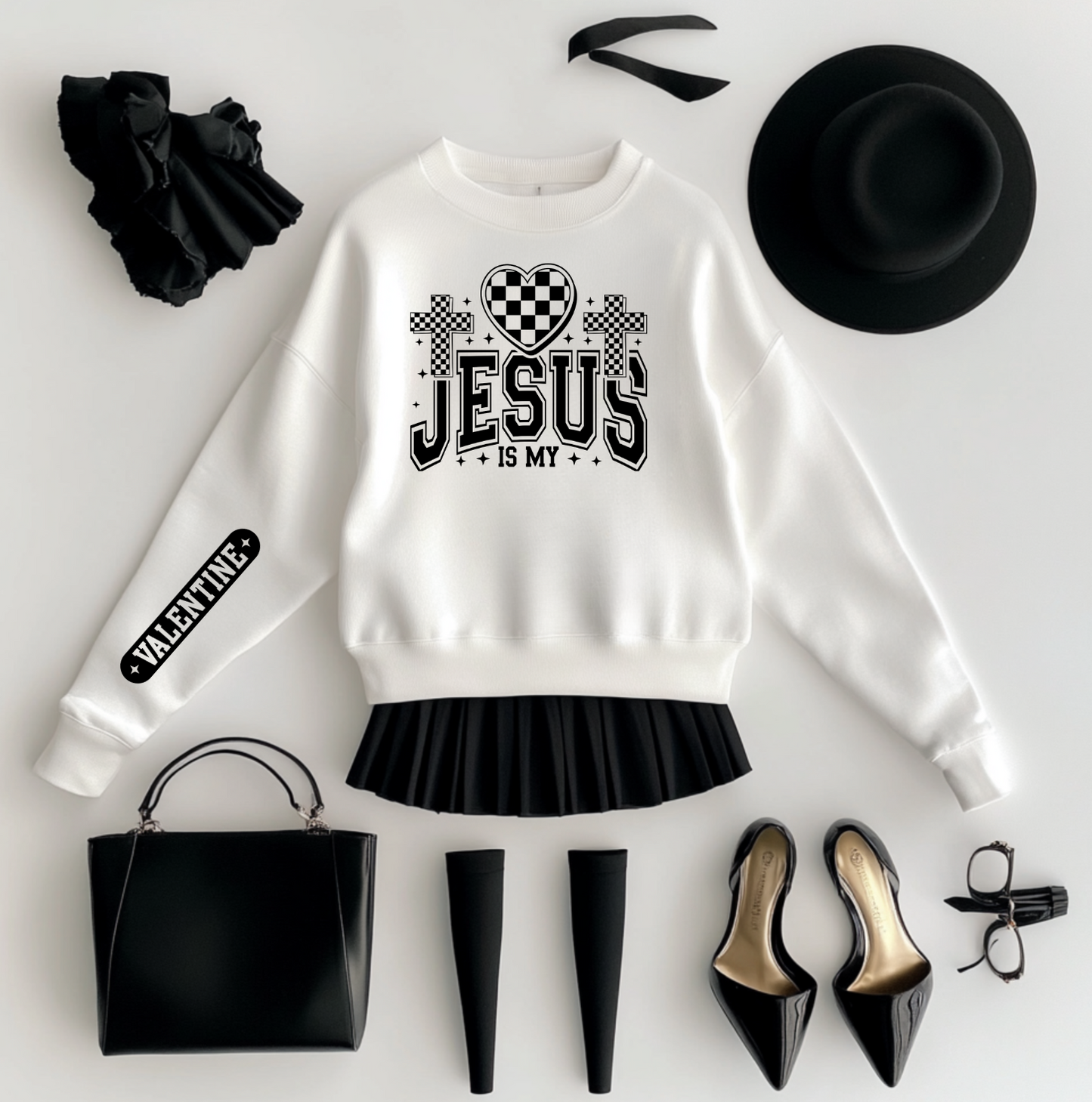 Jesus is my Valentine Screen Print