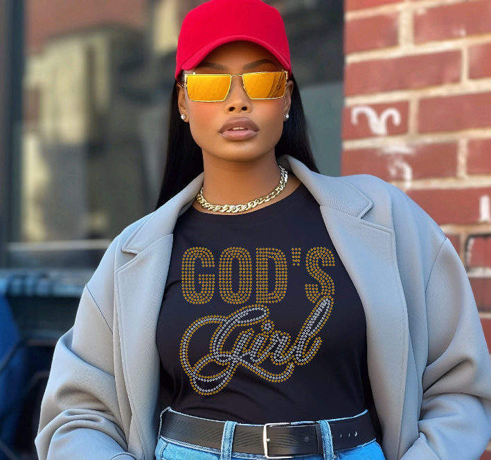 God's Girl Spangle Transfer, Heat Transfer
